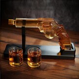 Whisky Decanteer Set met Glazen - Uniek Cadeau - 34% Korting