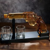 Whisky Decanteer Set met Glazen - Uniek Cadeau - 34% Korting