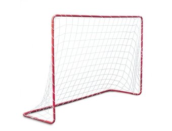 Voetbaldoel 183x122x61cm - Rood/Wit - Tuin Voetbalgoal (33% Korting)