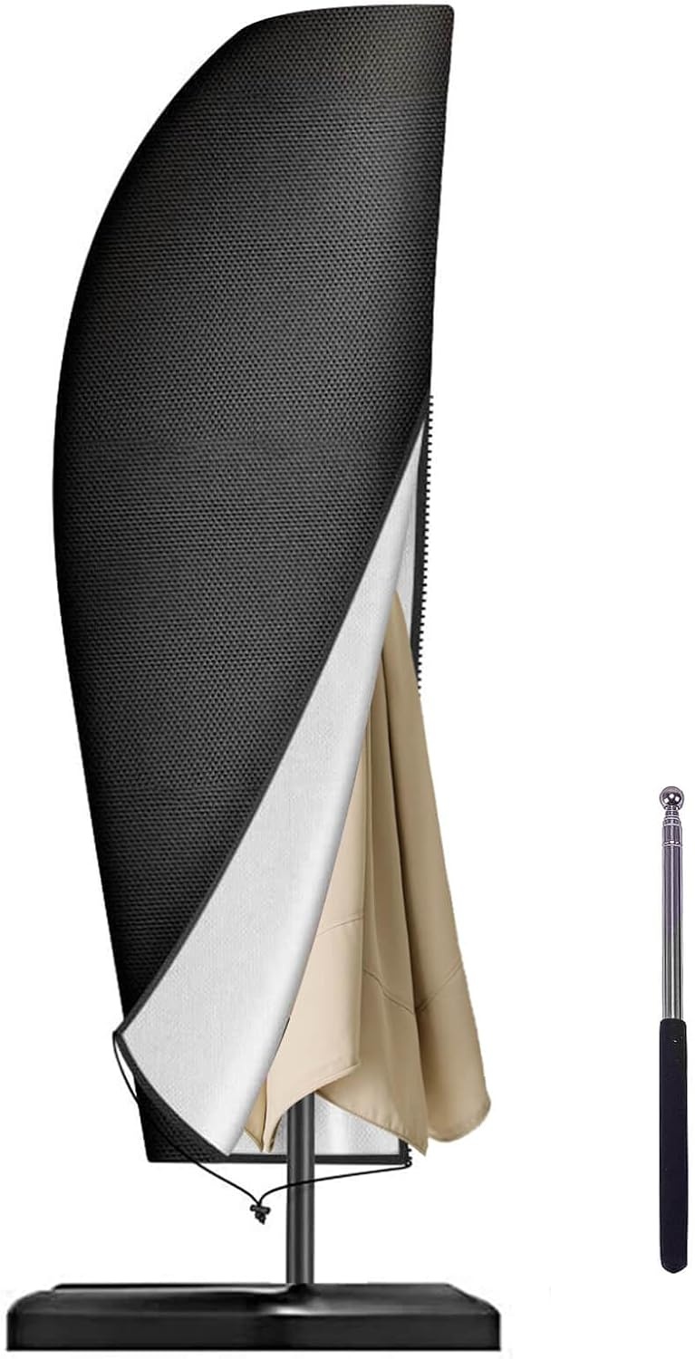 Waterdichte Parasolhoes Reinalin - 265cm - Zwart met Korting