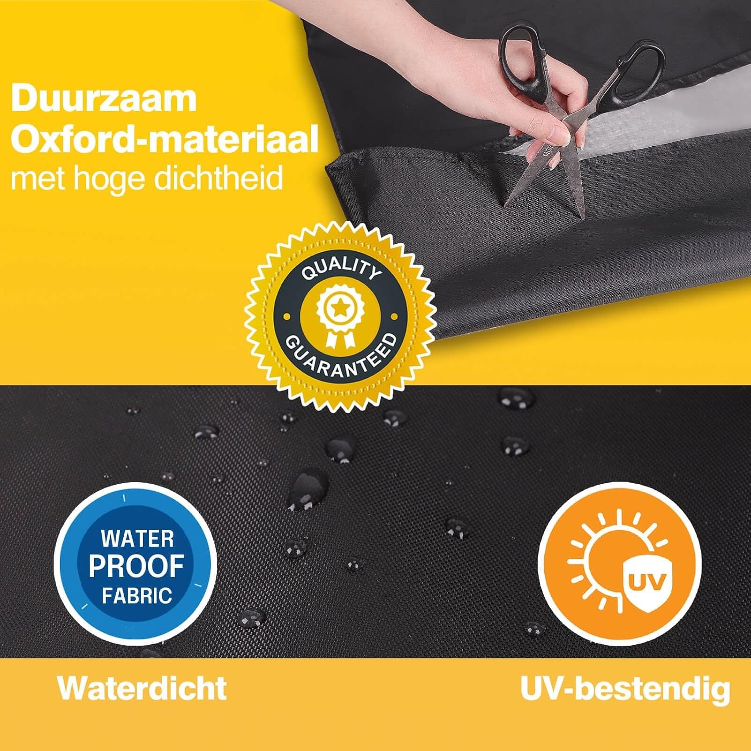 Waterdichte Parasolhoes Reinalin - 265cm - Zwart met Korting