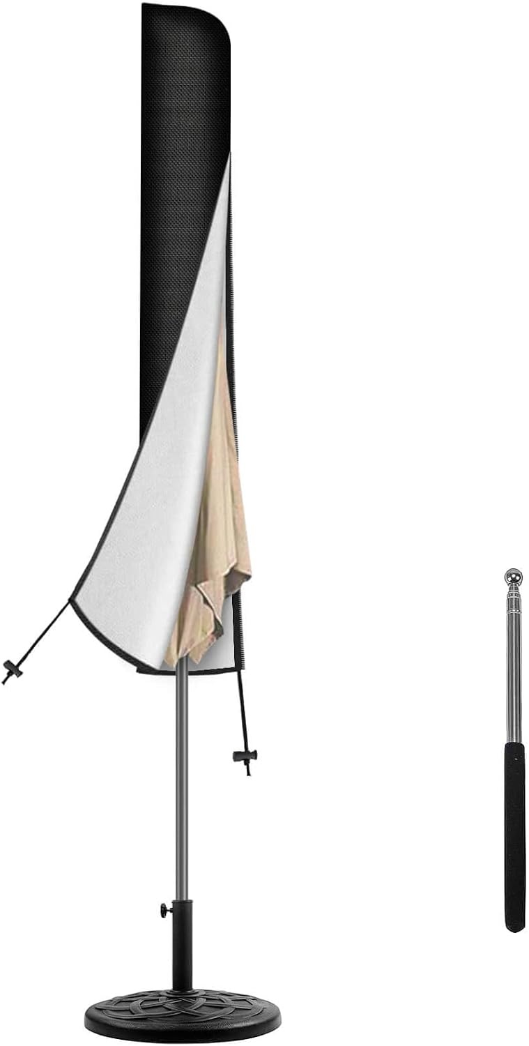 Waterdichte Parasolhoes Reinalin - 265cm - Zwart met Korting