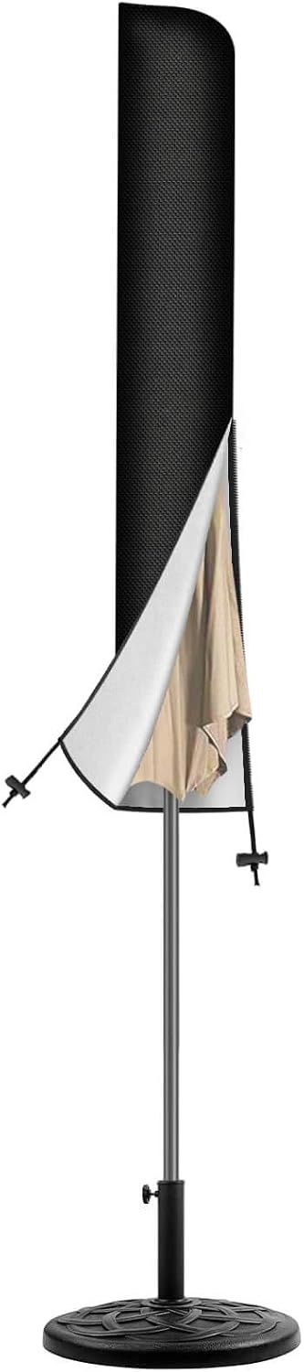 Waterdichte Parasolhoes Reinalin - 265cm - Zwart met Korting