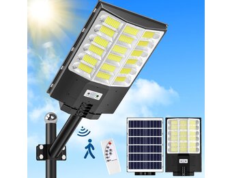 Solar Straatlantaarn 1200W met Bewegingssensor | 58% Korting