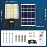 Solar Straatlantaarn 1200W met Bewegingssensor | 58% Korting