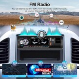 1-DIN Autoradio met Bluetooth & Telefoonhouder - 52% Korting!