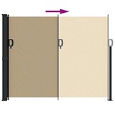 Uittrekbaar Windscherm 160x300cm Beige - 60% Korting