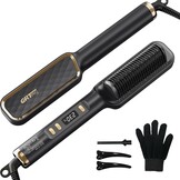 2-in-1 Stijltang Borstel met 30 Temp. Instellingen - 59% Korting!