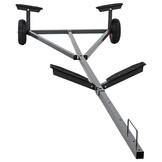 vidaXL Boottrailer Staal Zilver - 302 x 107 x 42 cm | 35% Korting