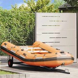 vidaXL Boottrailer Staal Zilver - 302 x 107 x 42 cm | 35% Korting