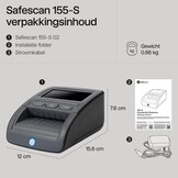Valsgelddetector Safescan 155-S (G2) met 34% korting