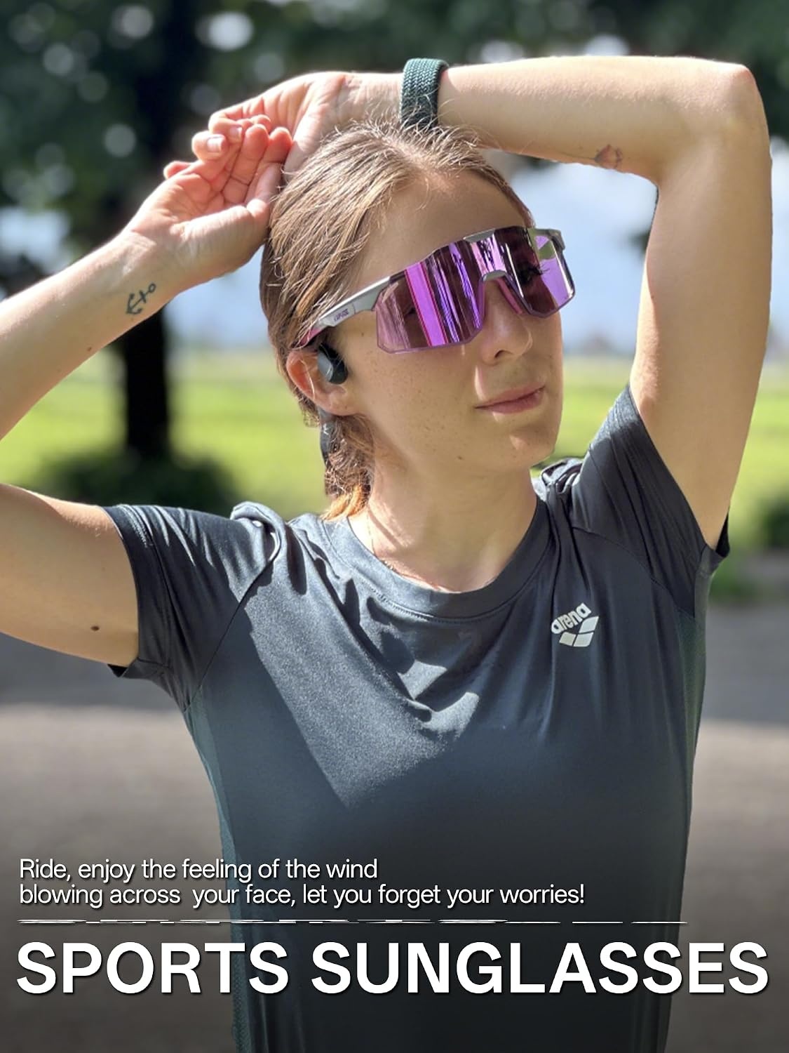 Fietsciclens met fotocromische glazen - UV bescherming (33% korting)