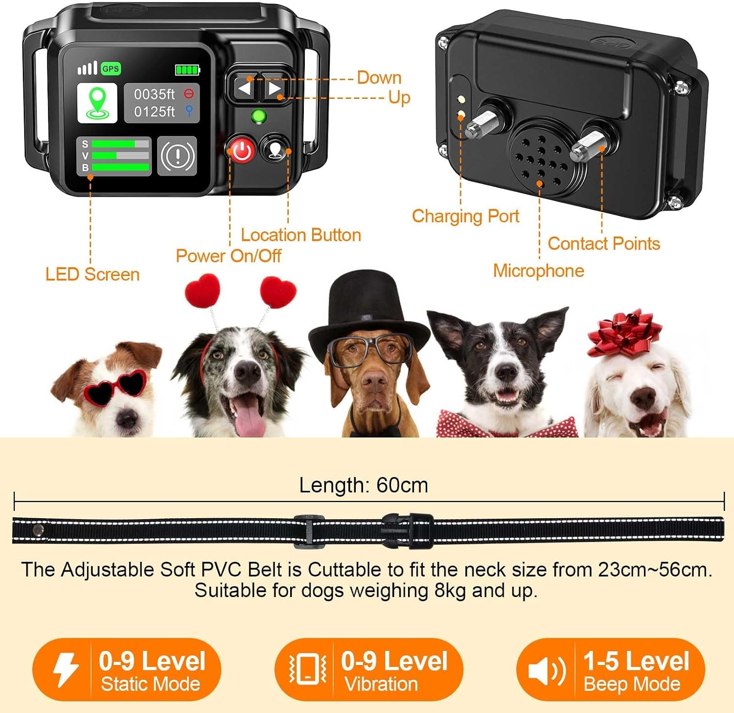 GPS Honden Omheining Spray Halsband - 30% Korting