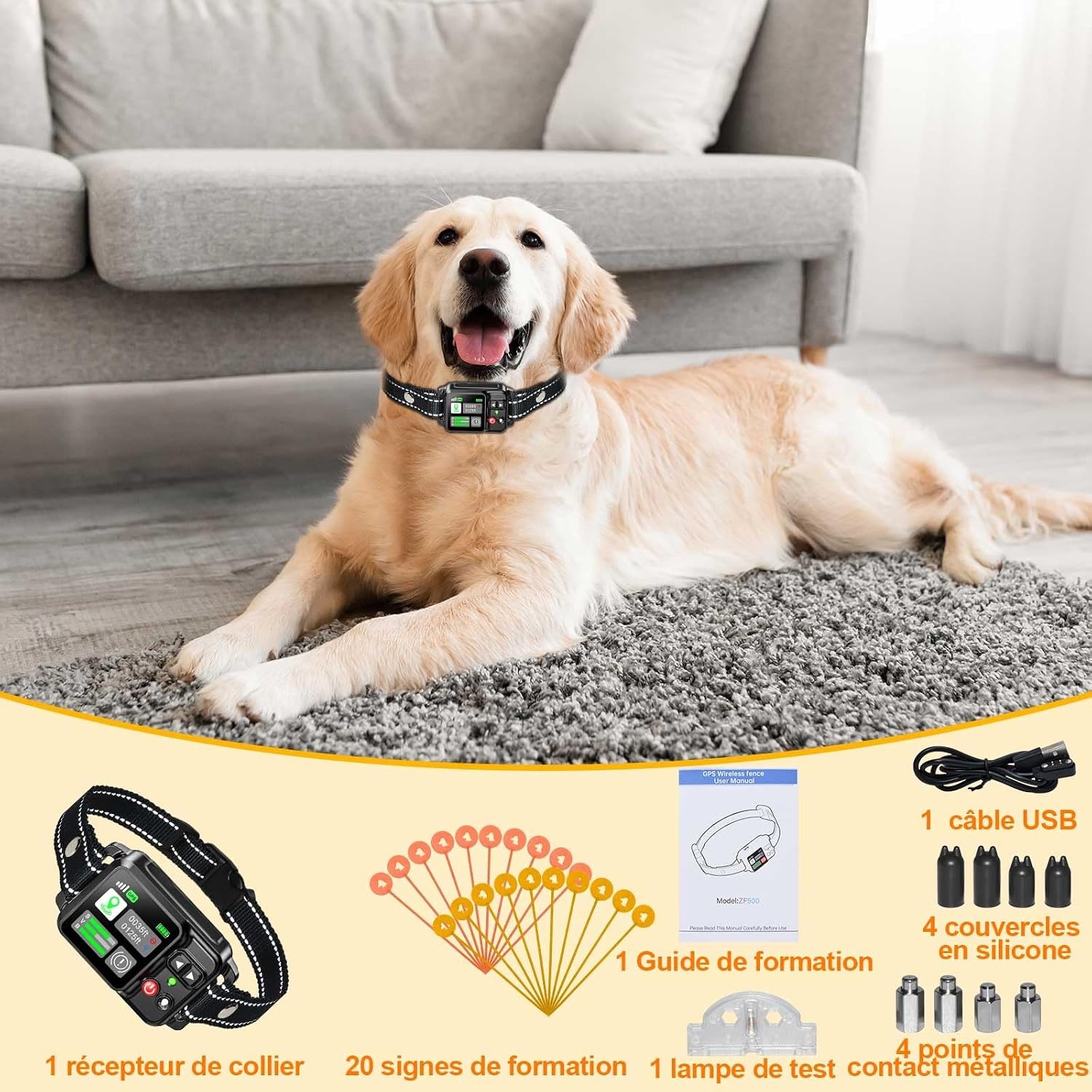 GPS Honden Omheining Spray Halsband - 30% Korting