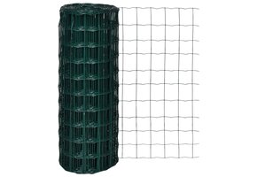 Groen Stalen Euro Hekwerk - 10x1m - 33% Korting