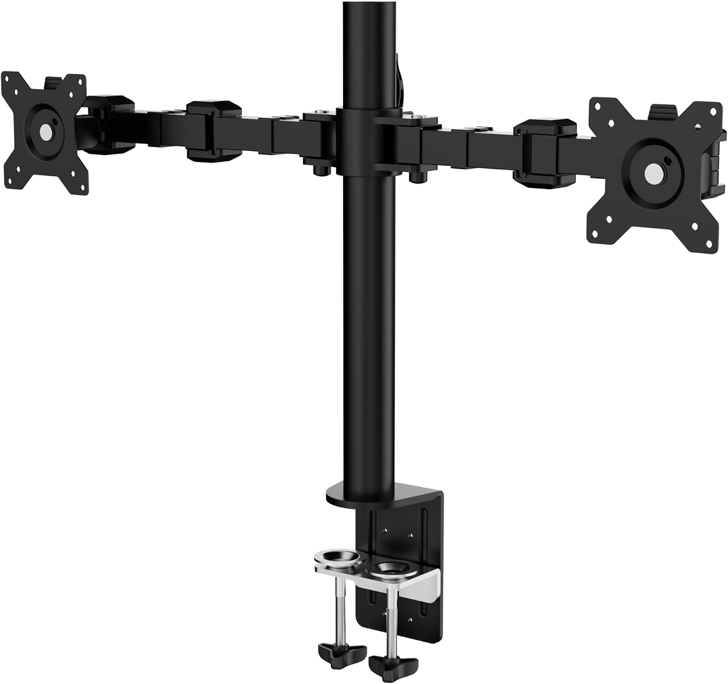 Dubbele Monitorarm Zwart - 53% Korting