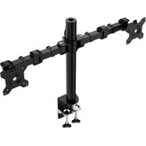 Dubbele Monitorarm Zwart - 53% Korting