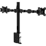 Dubbele Monitorarm Zwart - 53% Korting
