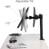 Dubbele Monitorarm Zwart - 53% Korting