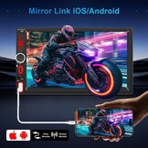 Dubbel DIN Autoradio met 7" Touchscreen & Achteruitrijcamera | 34% Korting