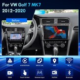 Android 13 Autoradio VW Golf 7 MK7 met 35% Korting