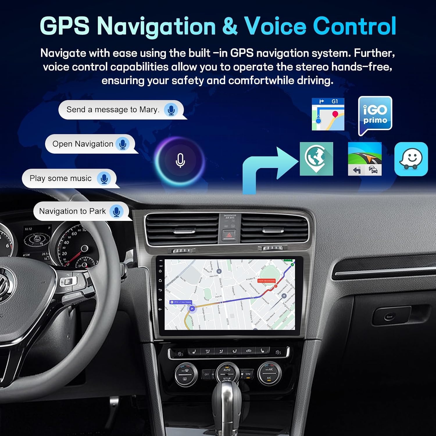 Android 13 Autoradio VW Golf 7 MK7 met 35% Korting