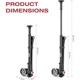 Hogedruk Demperpomp Fiets - Max 300 PSI - 28% Korting