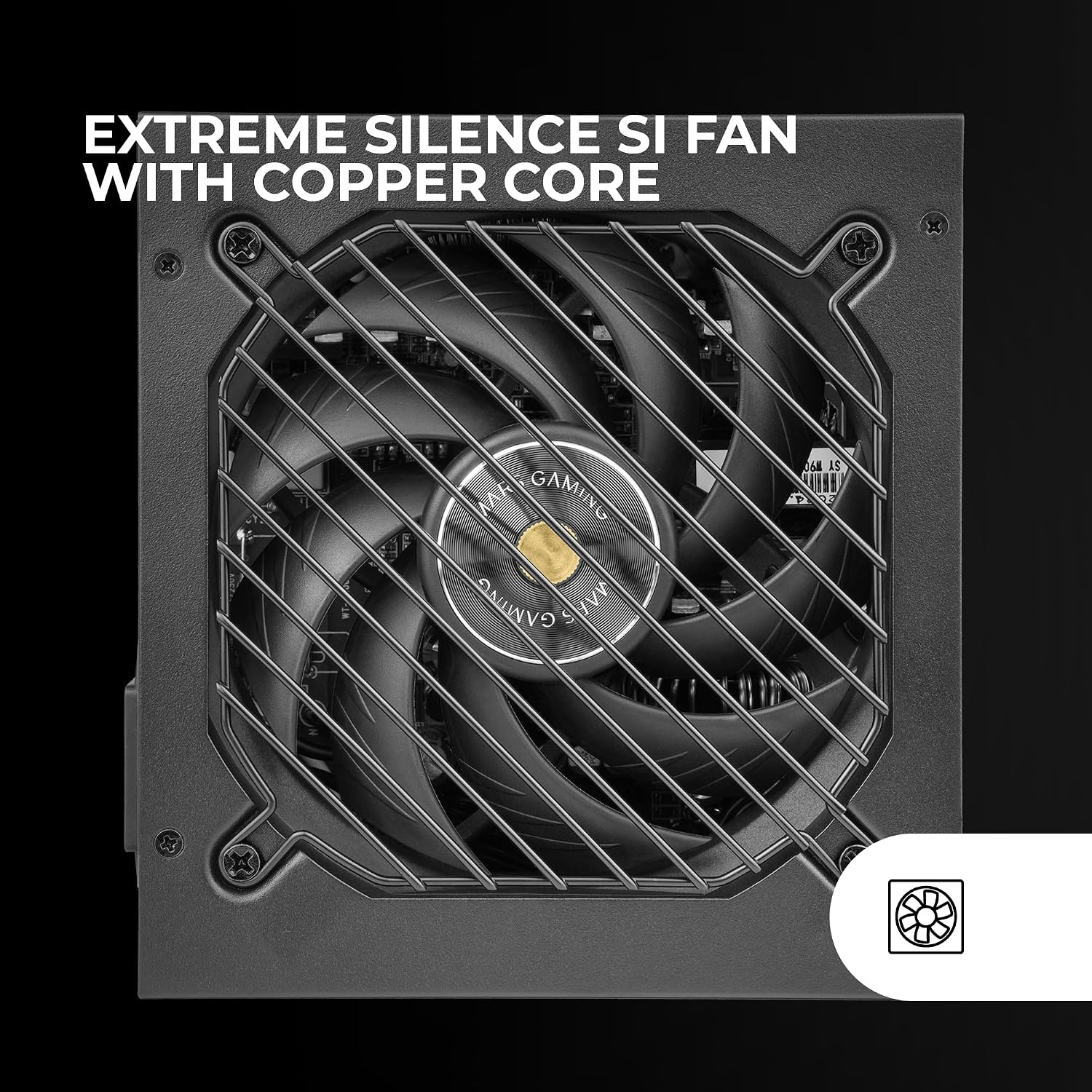 Mars Gaming MPB650SI, ATX Voeding PC 650W, 7 Jaar Garantie, 80Plus Bronze 230V, 90% Efficiëntie, SI Extreme Silence Ventilator met Koperen Kern, AI2-RPM, DC-DC en SMD Technologieën, Zwart