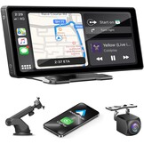 Draagbare Autoradio 10.26" met CarPlay/Android Auto & Camera (34% Korting)