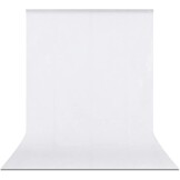 Kreukvrij Achtergronddoek Wit: Studio, Zoom, YouTube | 1.8x2.8m | 32% Korting