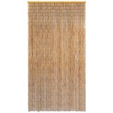 VidaXL Bamboe Vliegengordijn 120x220 cm - 54% Korting