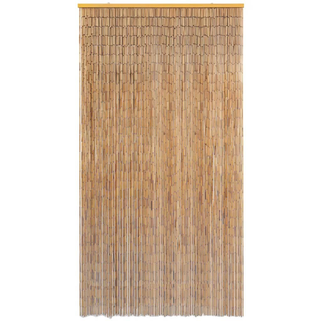 VidaXL Bamboe Vliegengordijn 120x220 cm - 54% Korting