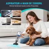 Draadloze Handstofzuiger 25000Pa - 4-in-1 met 3 Snelheden