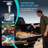 Draadloze Handstofzuiger 25000Pa - 4-in-1 met 3 Snelheden
