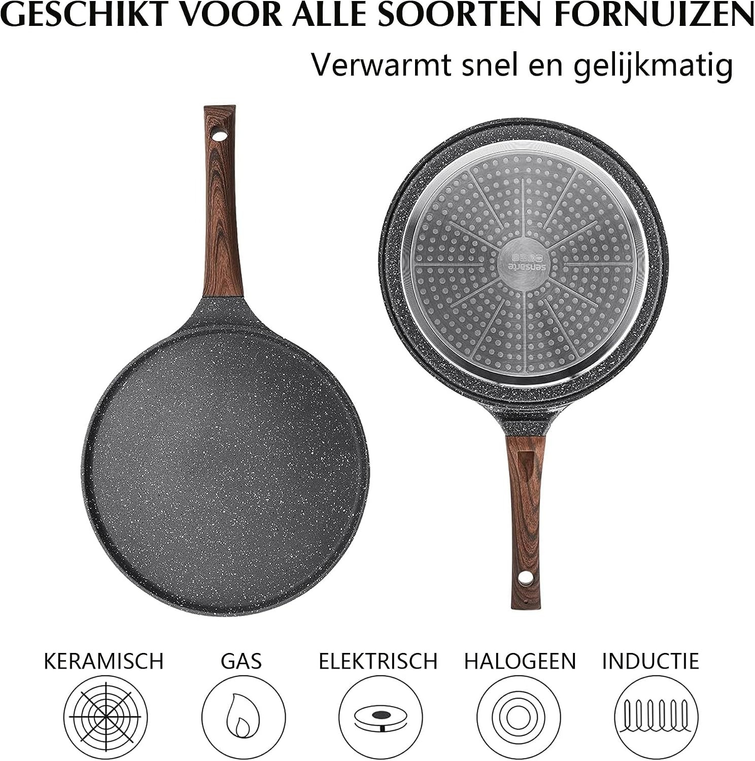 Crêpepan Inductie 26 cm - 58% Korting