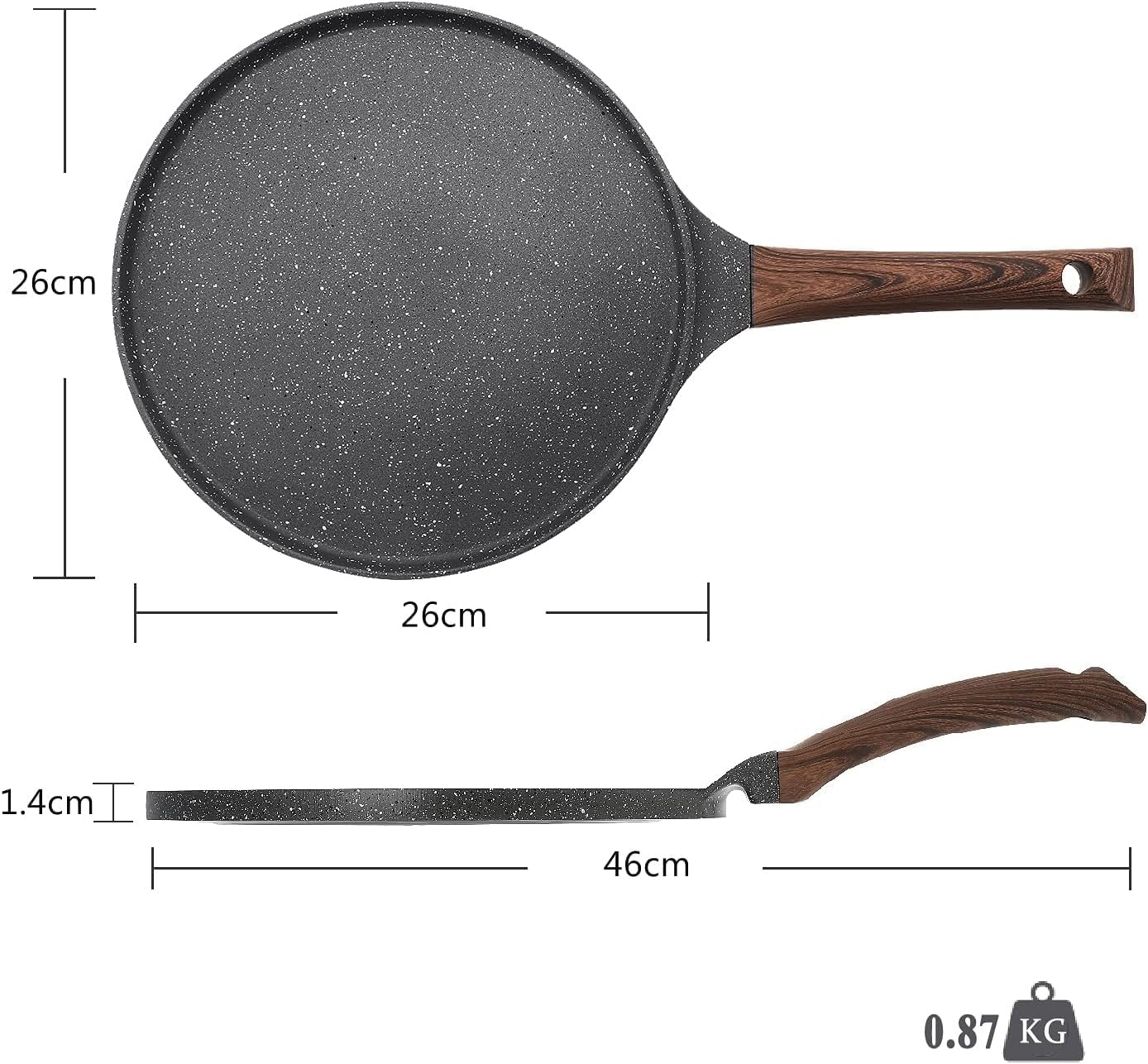 Crêpepan Inductie 26 cm - 58% Korting