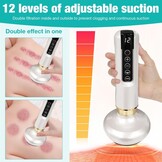 Draagbaar Cellulitis Massageapparaat 3-in-1 met Rood Licht - Nu 29% Korting!
