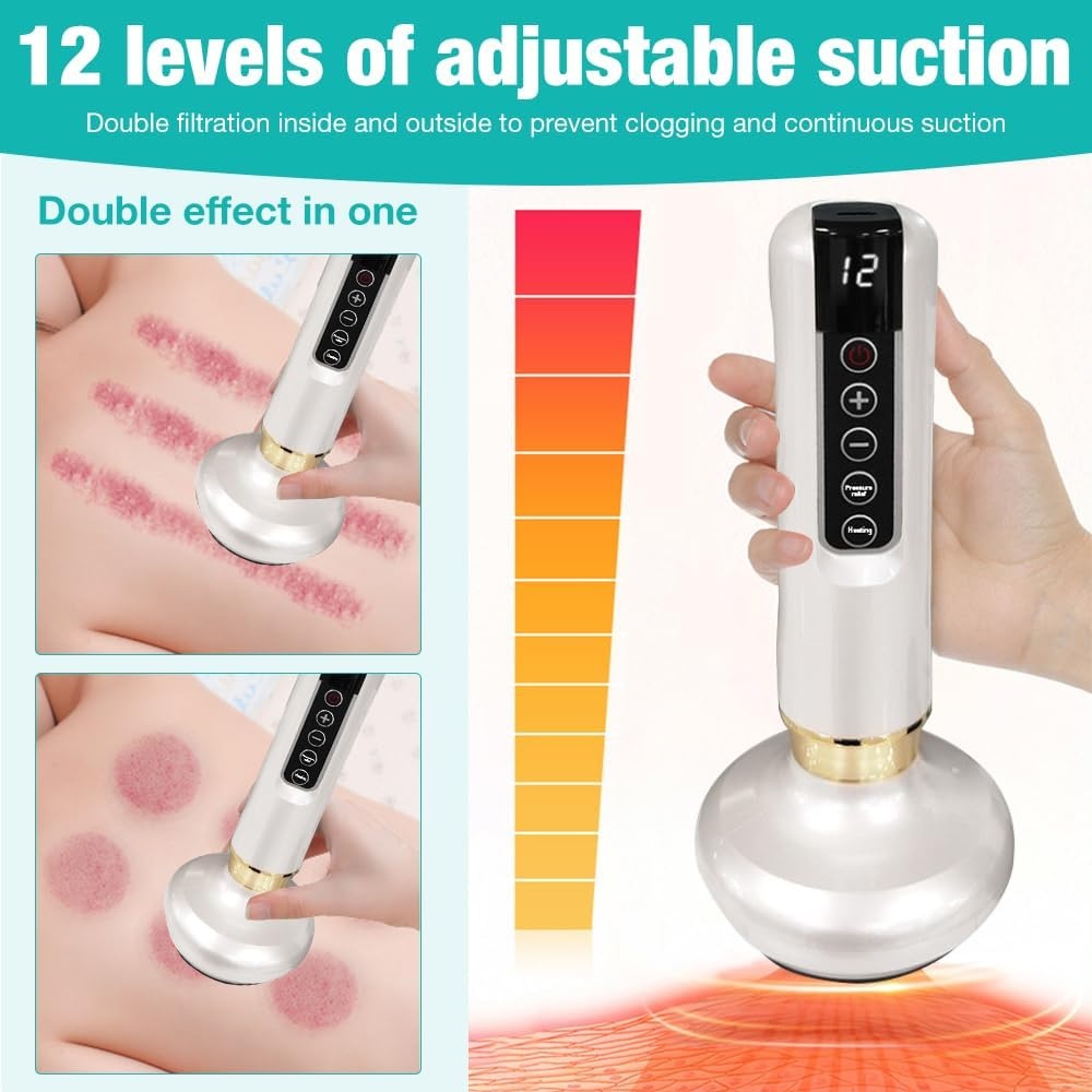 Draagbaar Cellulitis Massageapparaat 3-in-1 met Rood Licht - Nu 29% Korting!