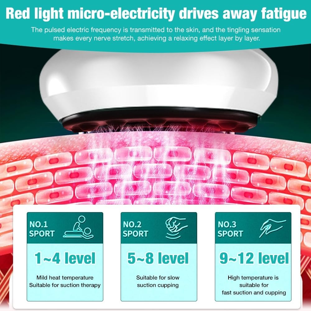 Draagbaar Cellulitis Massageapparaat 3-in-1 met Rood Licht - Nu 29% Korting!