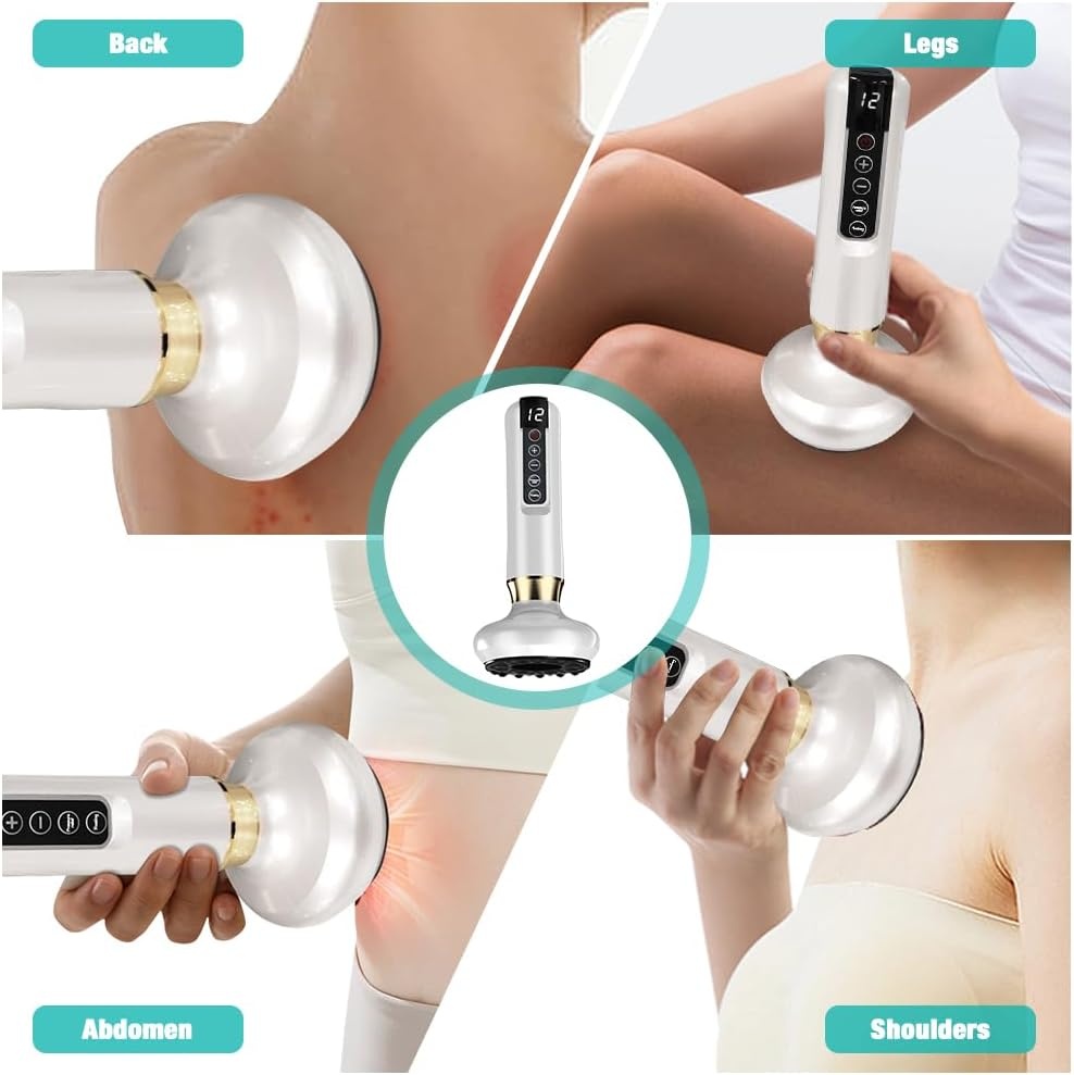 Draagbaar Cellulitis Massageapparaat 3-in-1 met Rood Licht - Nu 29% Korting!