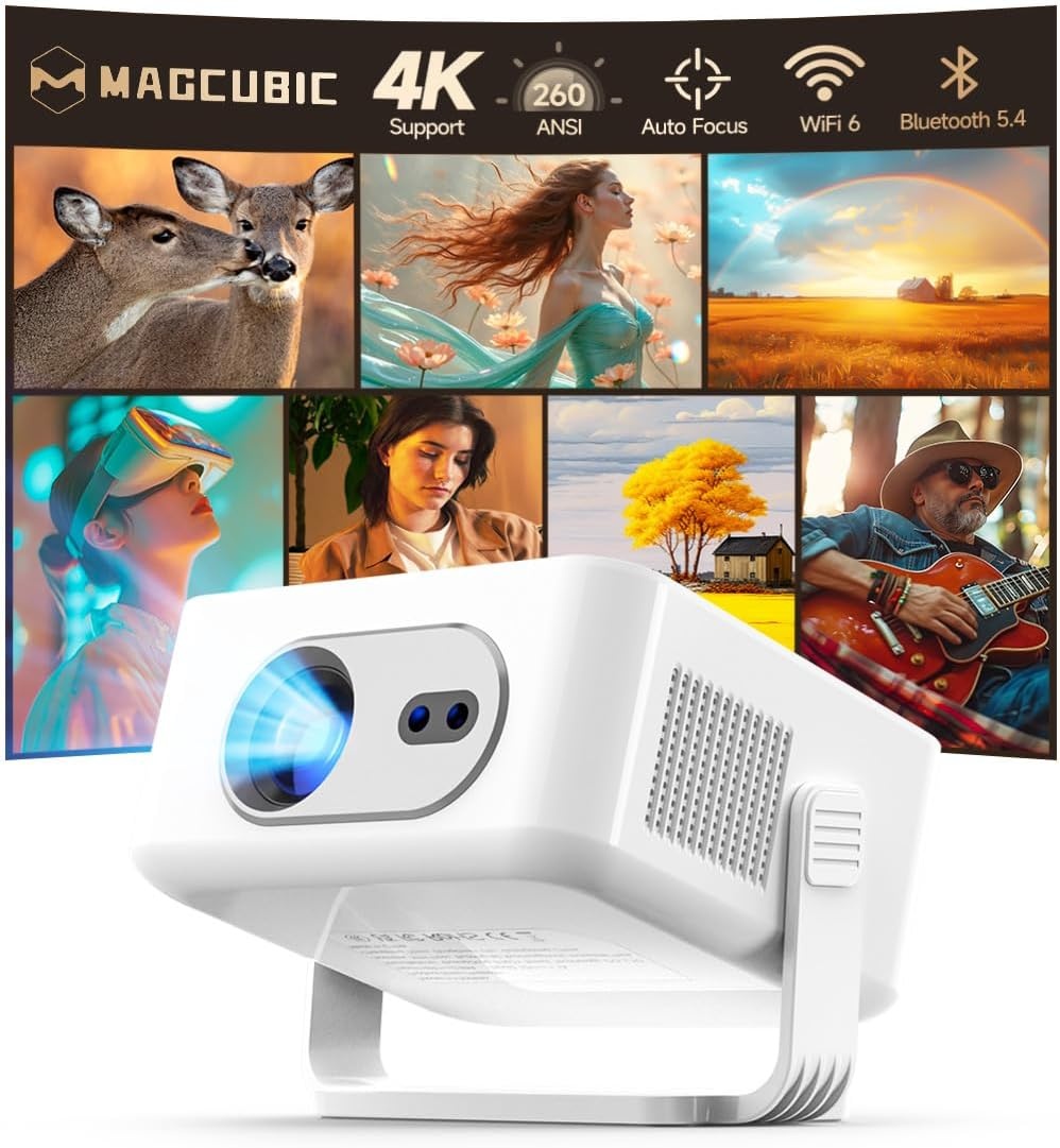 Mini-beamer Thuisbioscoop HY300max 4K/8K HDR 260 ANSI - 54% Korting