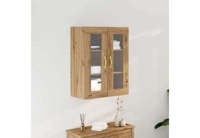 Wandkast Artisanaal Eikenhout - 69.5x34x90cm - 51% Korting!