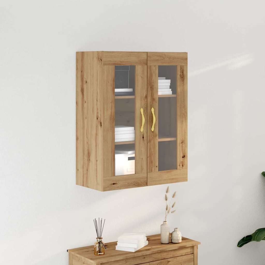 Moderne Wandkast Artisanaal Eiken 69.5x34x90cm - 34% Korting