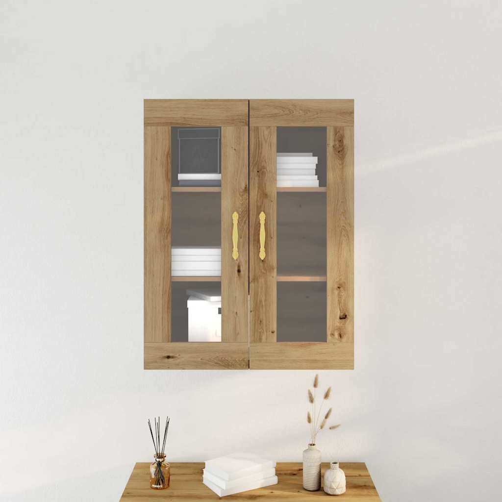 Moderne Wandkast Artisanaal Eiken 69.5x34x90cm - 34% Korting