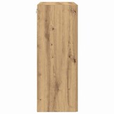 Moderne Wandkast Artisanaal Eiken 69.5x34x90cm - 34% Korting