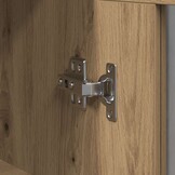 Moderne Wandkast Artisanaal Eiken 69.5x34x90cm - 34% Korting
