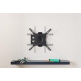 TV Muurbeugel 26-55 inch - Draaibaar & Kantelbaar - Zwart - 32% Korting