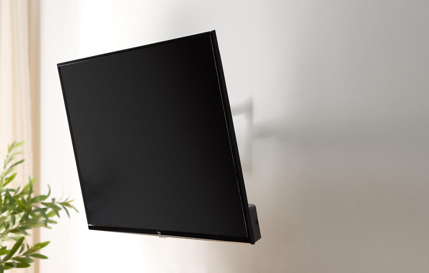 TV Muurbeugel 26-55 inch - Draaibaar & Kantelbaar - Zwart - 32% Korting