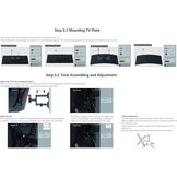 TV Muurbeugel 26-55 inch - Draaibaar & Kantelbaar - Zwart - 32% Korting