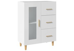 vidaXL Dressoir Wit (69,5x34x90 cm) - 52% Korting!